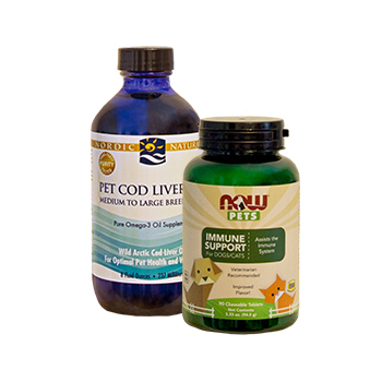 Pet Cod Liver and Immune Support Supplements