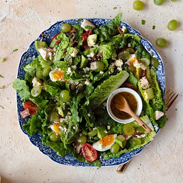 California Cobb Salad with Grapes