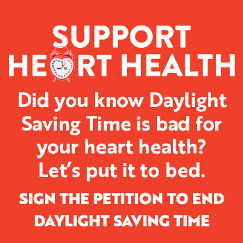 Sign the petition to end daylight saving time