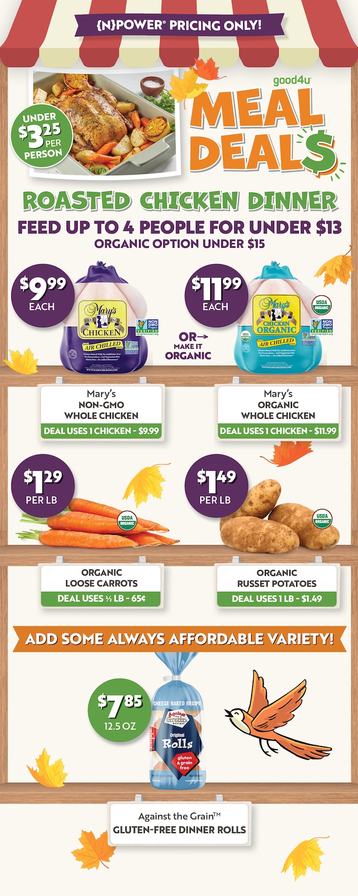 Roasted Chicken Dinner Meal Deal