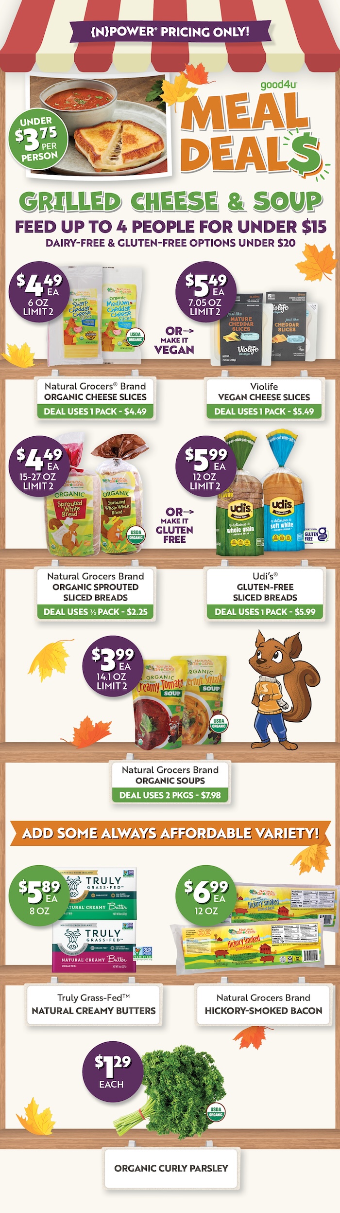 Grilled Cheese & Soup Meal Deal