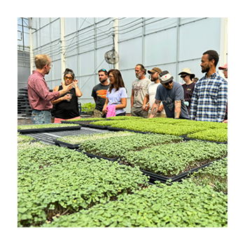 Rodale Institute Farmer Training (RIFT) student learning