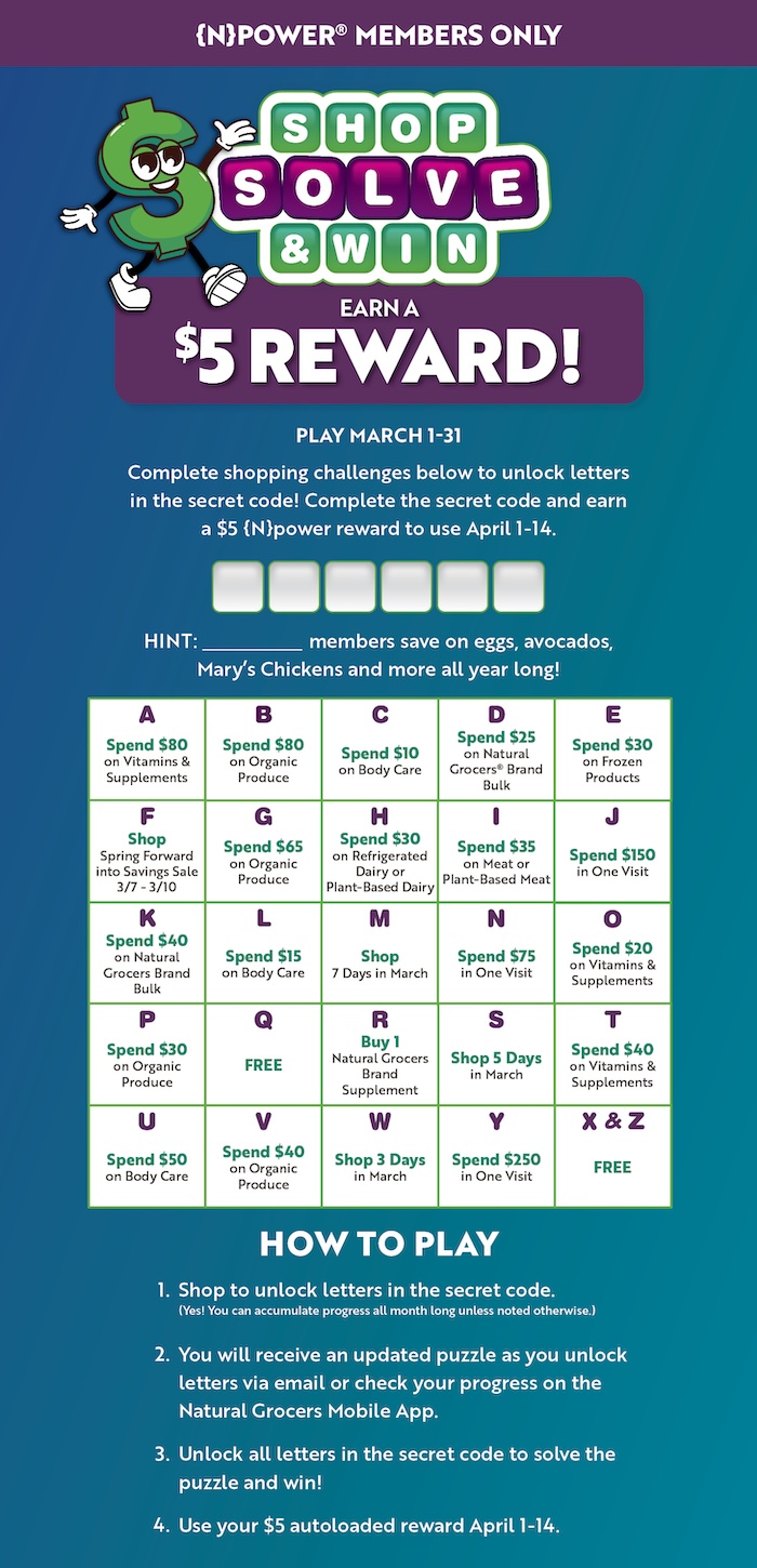 {N}power® Shop, Solve & Win