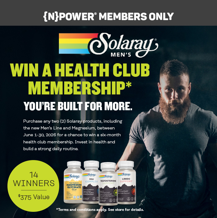 {N}power® Member Solaray® Sweepstakes
