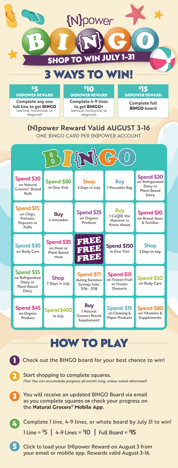 {N}power® Bingo