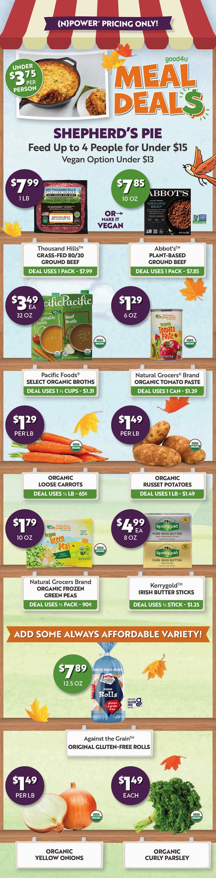 Shepherd's Pie Meal Deal