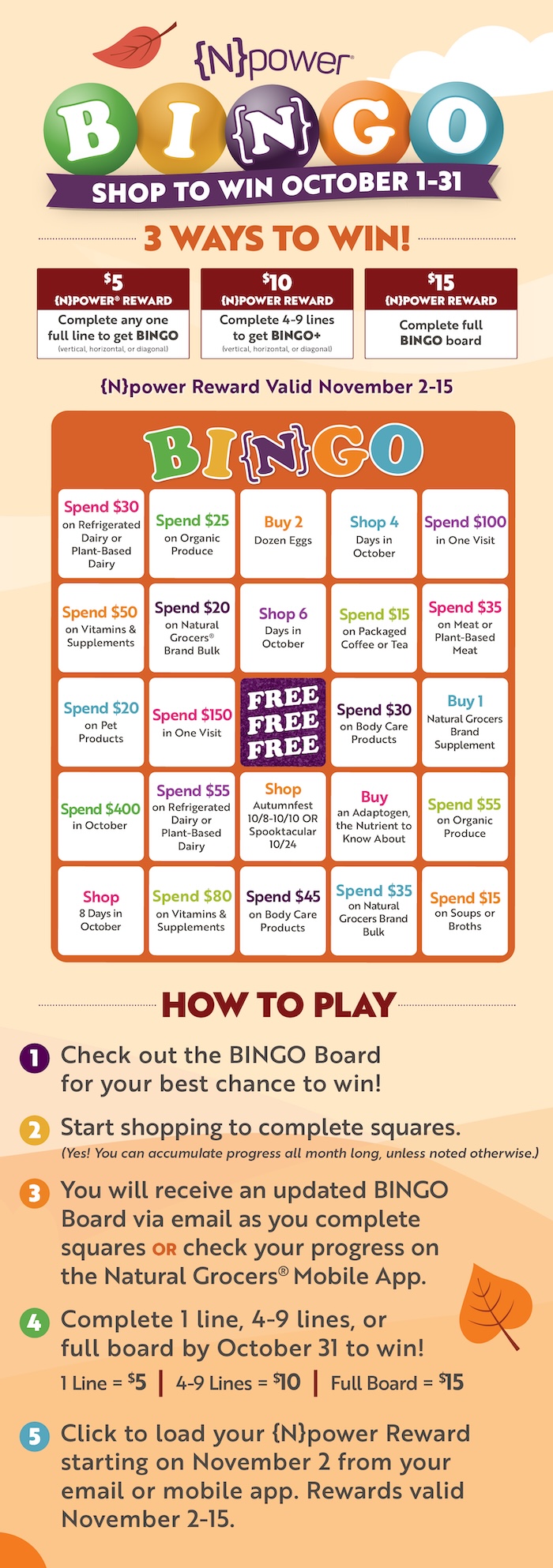 {N}power® Bingo