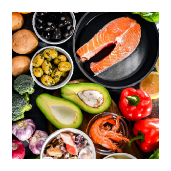 Image of foods in the Mediterranean diet
