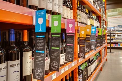 wine selection at natural grocers
