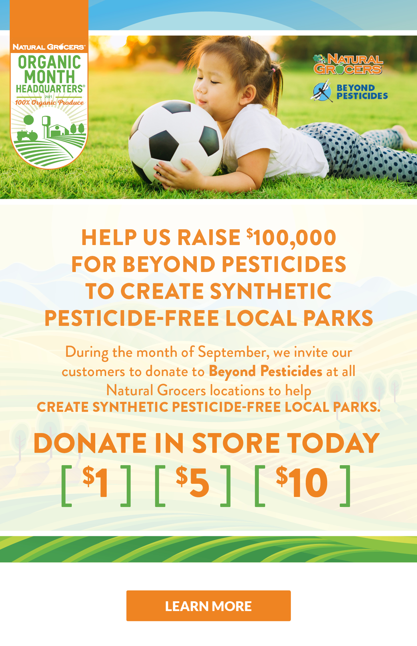 Help Create Synthetic Pesticide-Free Local Parks