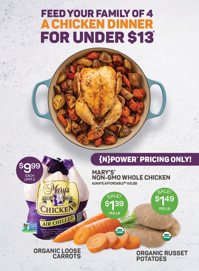 Feed Your Family of 4 a Chicken Meal for Under $13