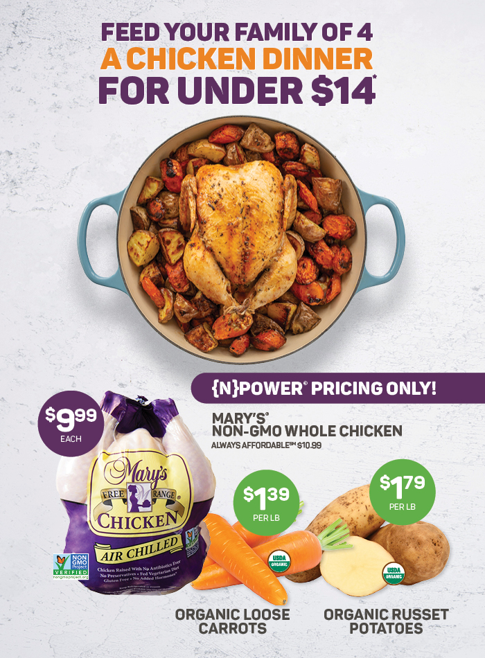 Feed Your Family of 4 a Chicken Meal for Under $14