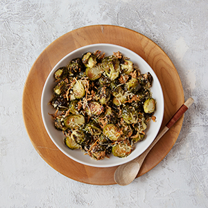 Roasted Brussels Sprouts with Parmesan Recipe