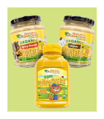 Natural Grocers Brand Organic Mustards