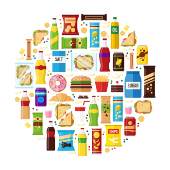 Illustration of Ultra-Processed Foods