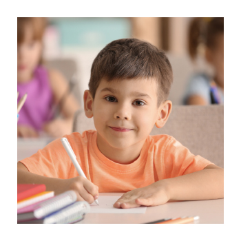 Image of child in a school setting