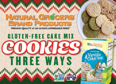 Holiday Cookies with Natural Grocers Brand Products