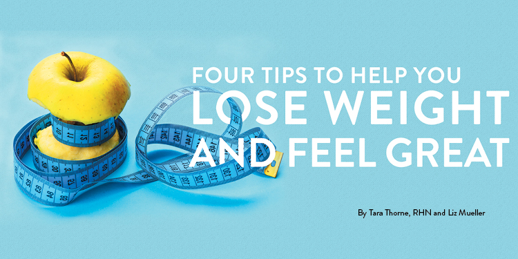 four tips to lose weight