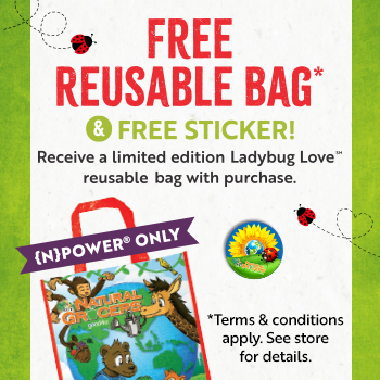 {N}power Members Only - Free Reusable Bag and Sticker 4/20 - 4/22
