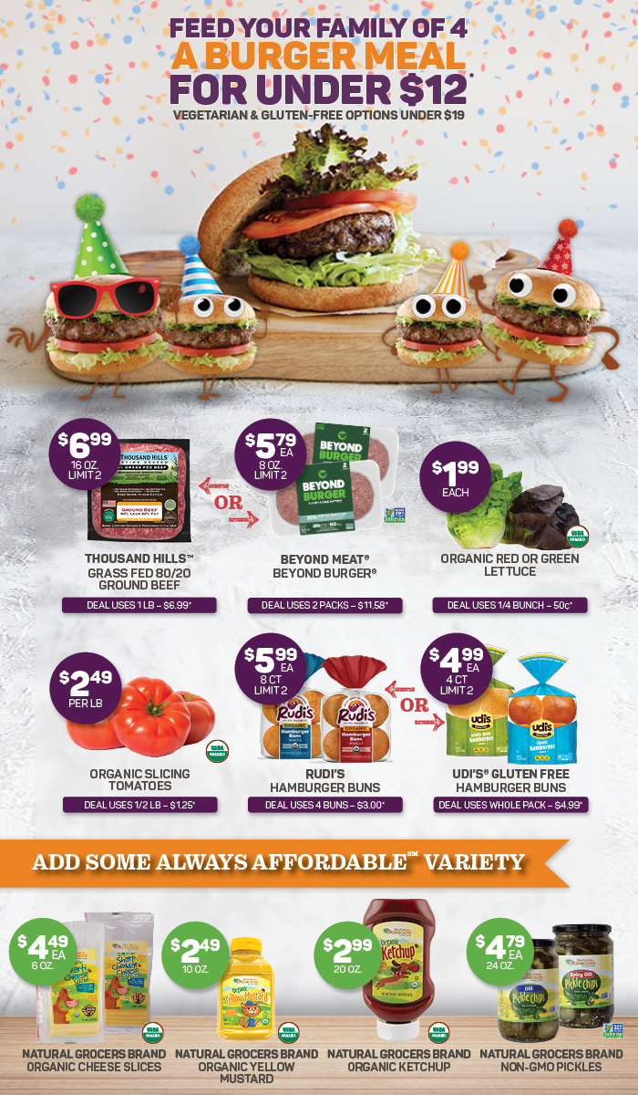 Feed Your Family of 4 a Burger Meal for Under $12