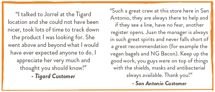 Testimonial Tigard and San Antonio