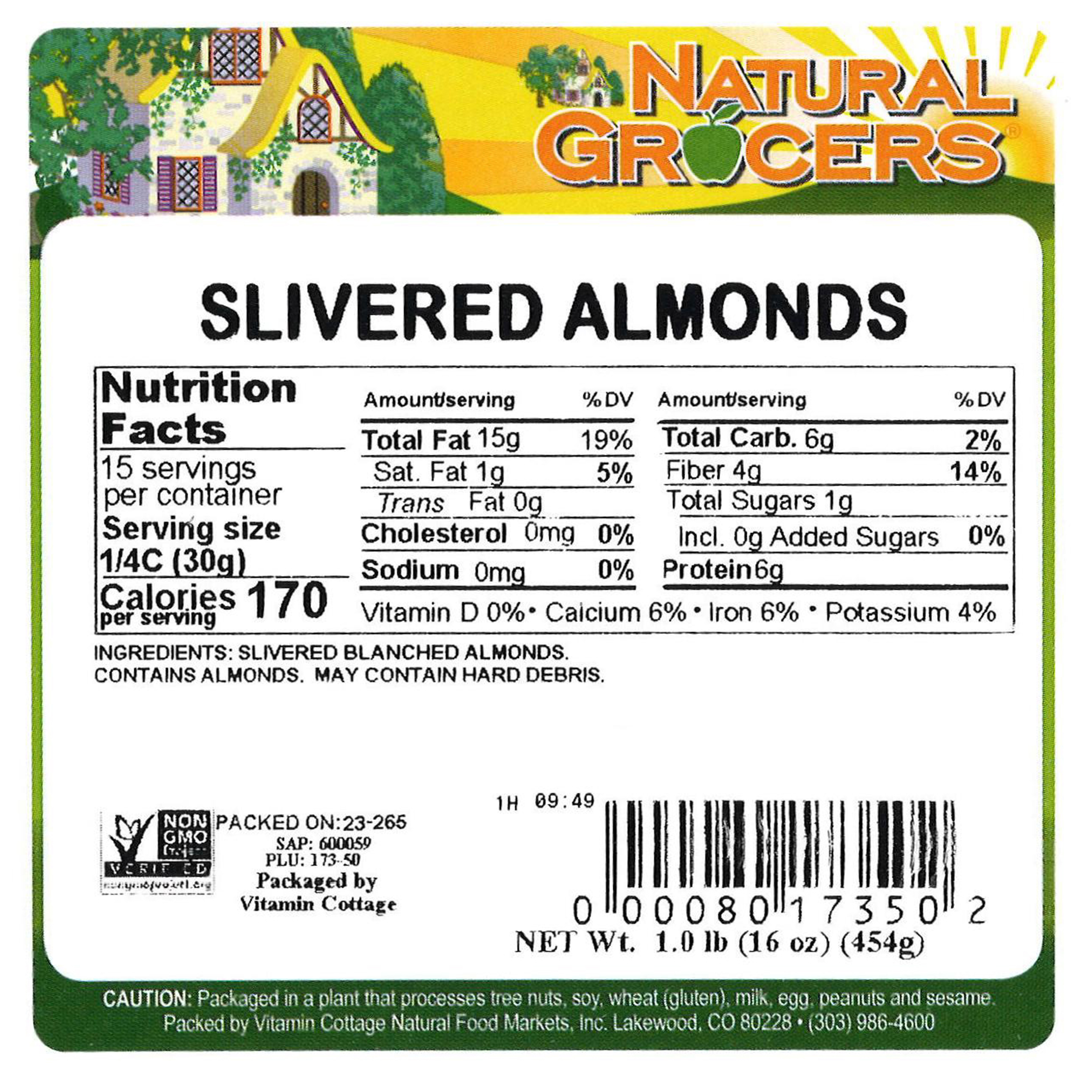 Slivered Almonds Non-GMO
