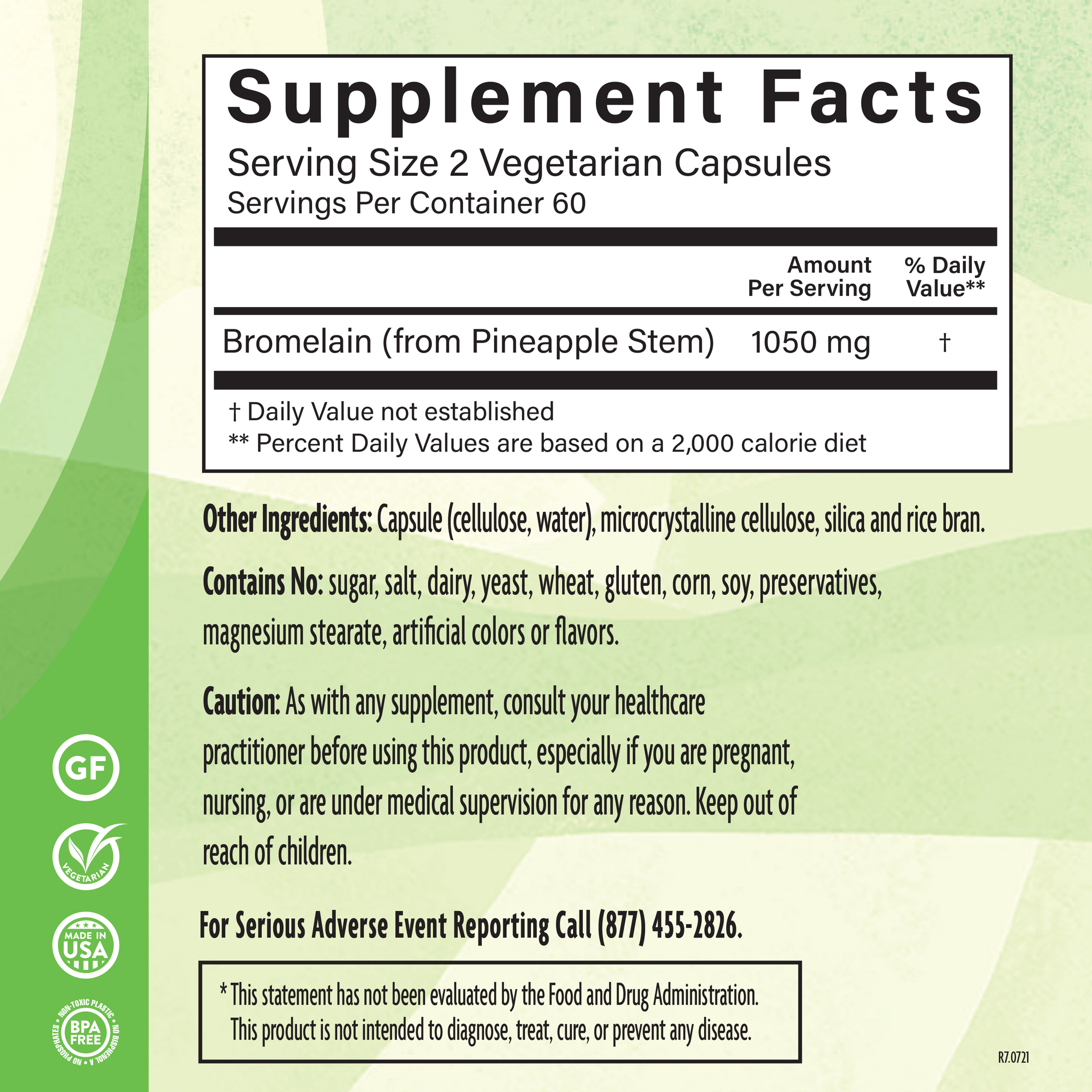 Bromelain 525 Mg 90 Veg Natural Grocers