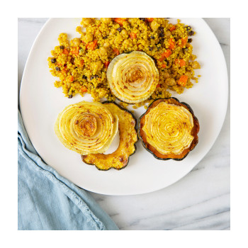 Moroccan Roasted Acorn Squash