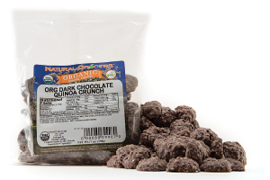 organic dark chocolate quinoa crunch