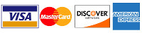 Credit Card Logos - Mastercard, Visa, American Express, Discover