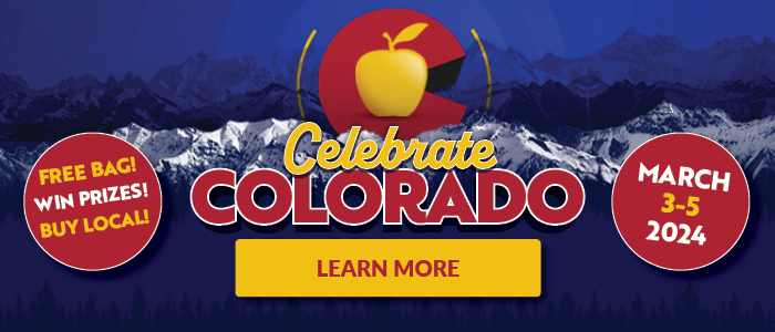 Join your homegrown Colorado good4u℠ Grocer in celebrating Colorado with freebies, exciting sweepstakes, and unbeatable deals on local products!