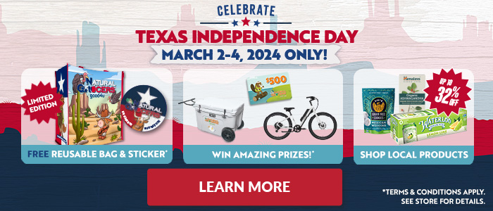 Join us in celebrating Texas Independence Day with exciting sweepstakes, freebies, and unbeatable deals on local products!