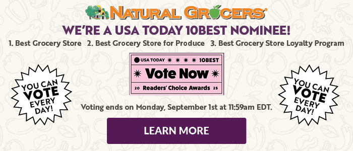 Vote for Natural Grocers!