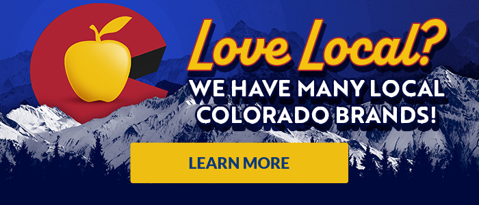 Love Local? We have many local Colorado Brands!