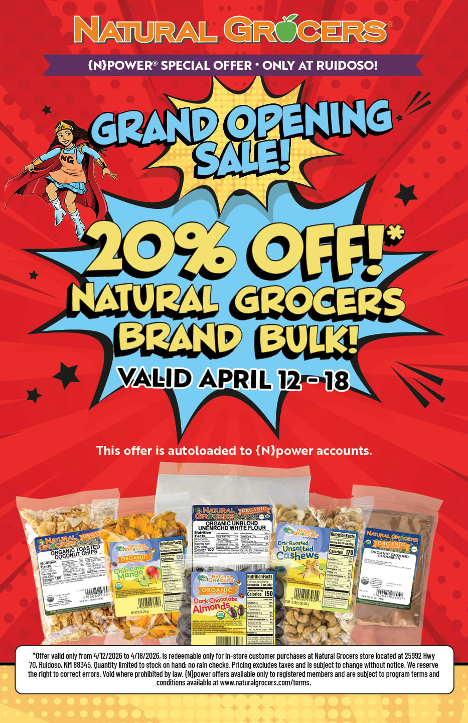 Ruidoso Grand Opening Sale