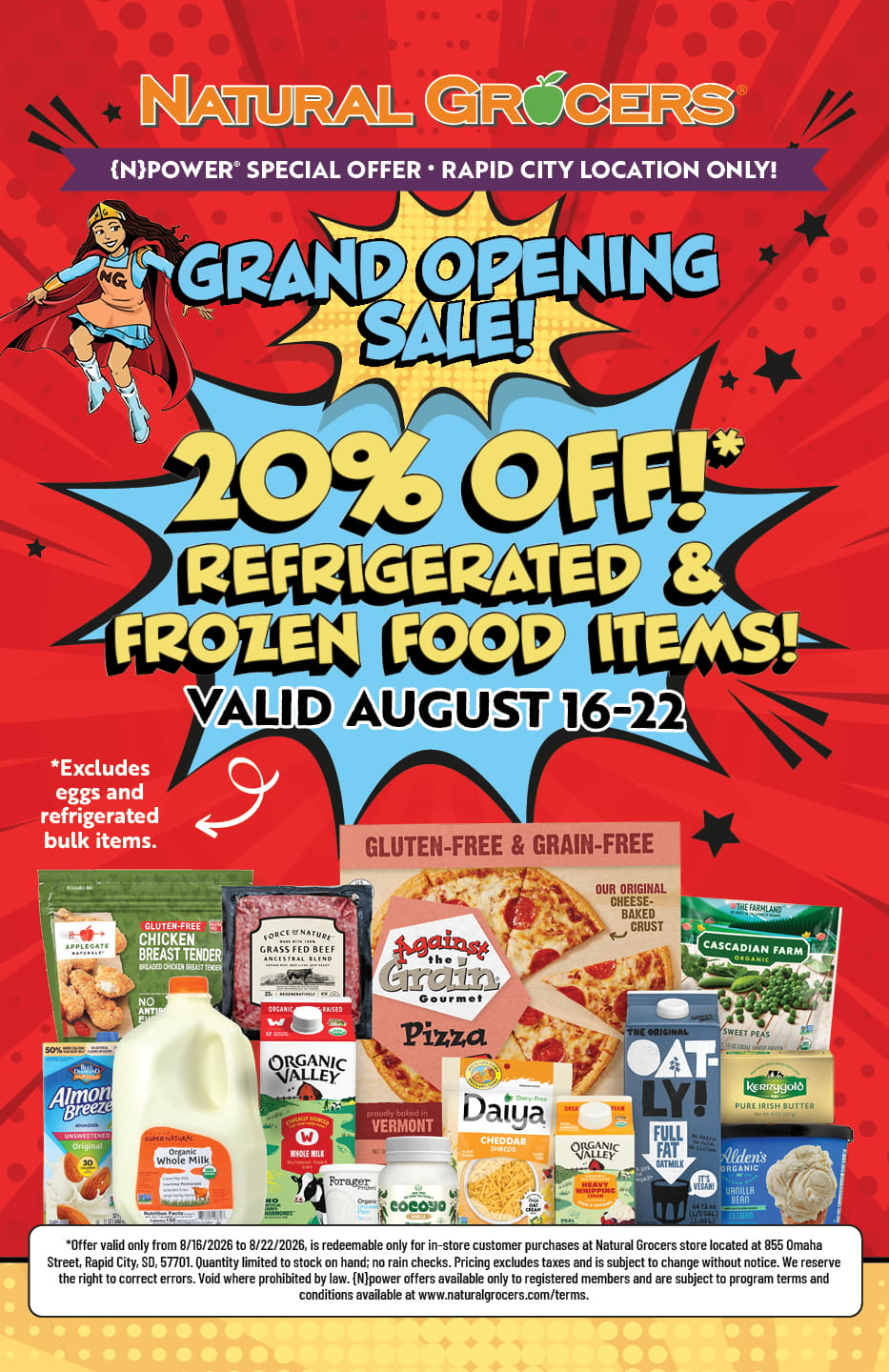 Rapid City Natural Grocers Grand Opening Sale