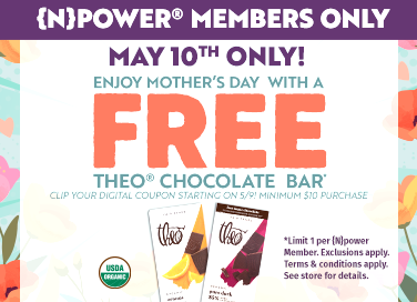 Mother's Day Free Chocolate Bar