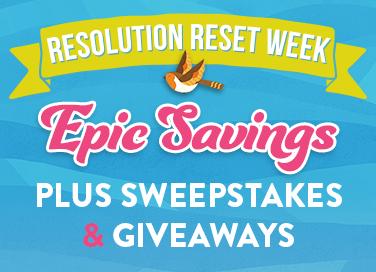 Resolution Reset Week - Sweepstakes and Giveaways