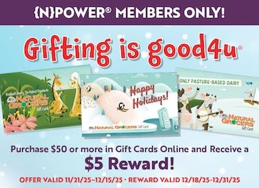 Natural Grocers Gift Card Sale