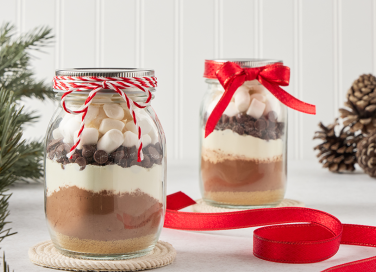 Mason Jar Hot Cocoa