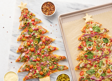 Christmas Tree Pizza