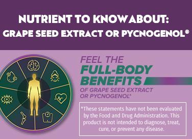 Nutrient to Know About - Grape Seed Extract and Pycnogenol (3677643)