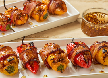 Grilled Shrimp-Stuffed Peppers