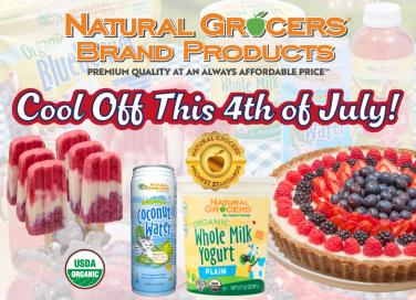 Cool Off This 4th of July with Natural Grocers® Brand Products