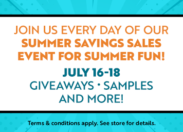 Summer Savings In-Store Events