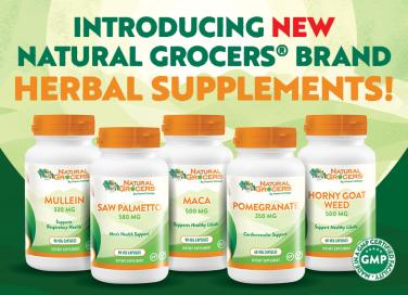Natural Grocers Brand Herbal Supplements