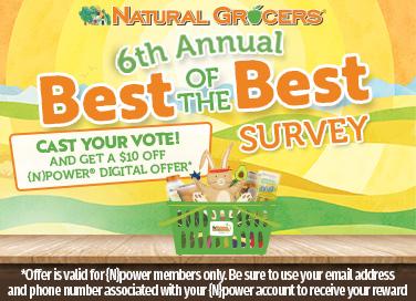 Natural Grocers Best of the Best Survey