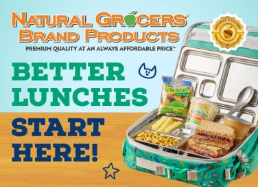 Back to School Lunches With Natural Grocers® Brand Products