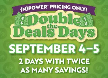 Double the Deals Days