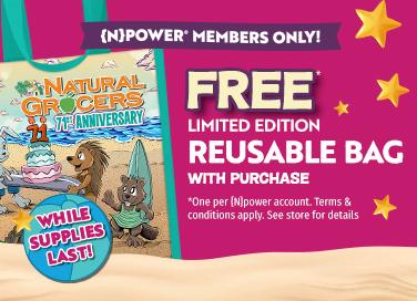 Natural Grocers® 71st Anniversary After Party Free Bag